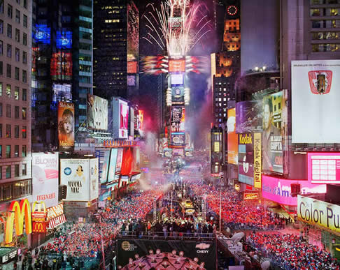 times square Tradiciones de Año Nuevo alrededor del mundo
